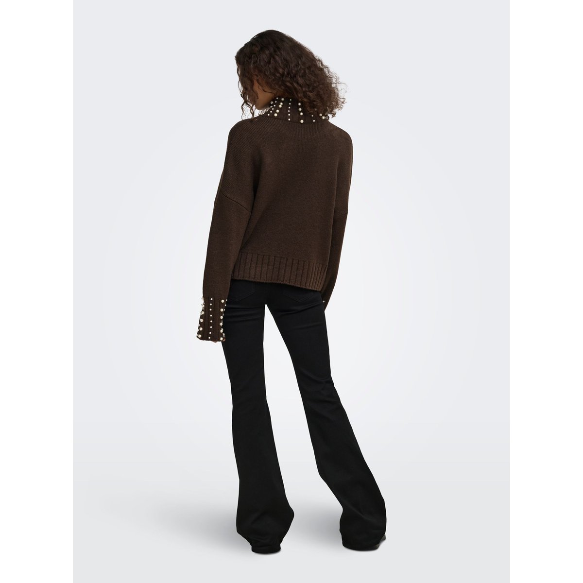Pull En Maille coffee bean, ONLY