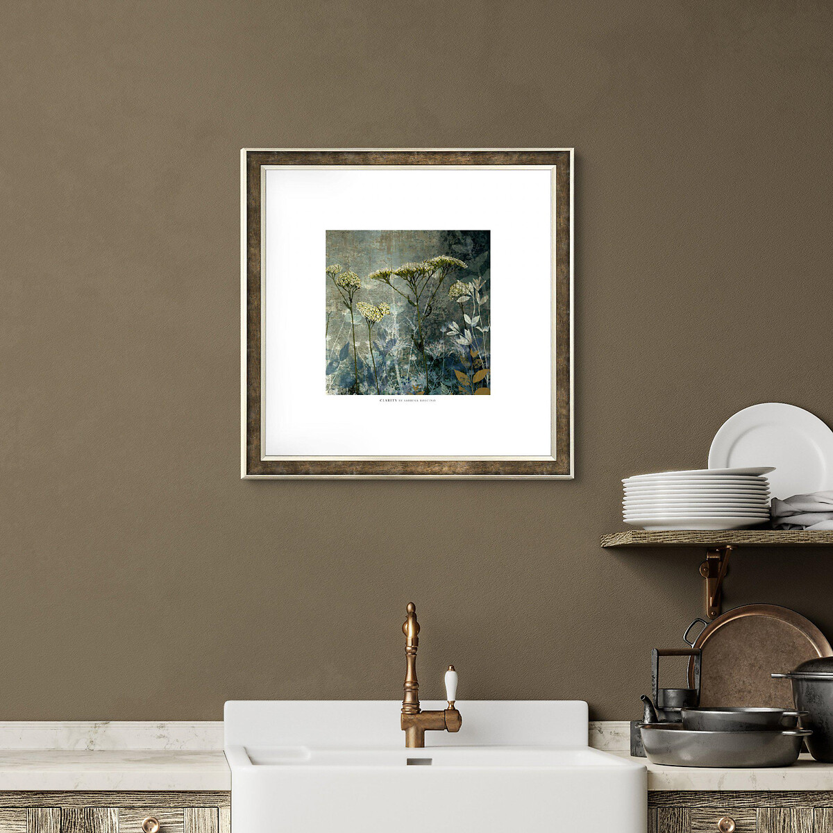 52x52cm Lucidity Framed Print green, ÉDITÉ