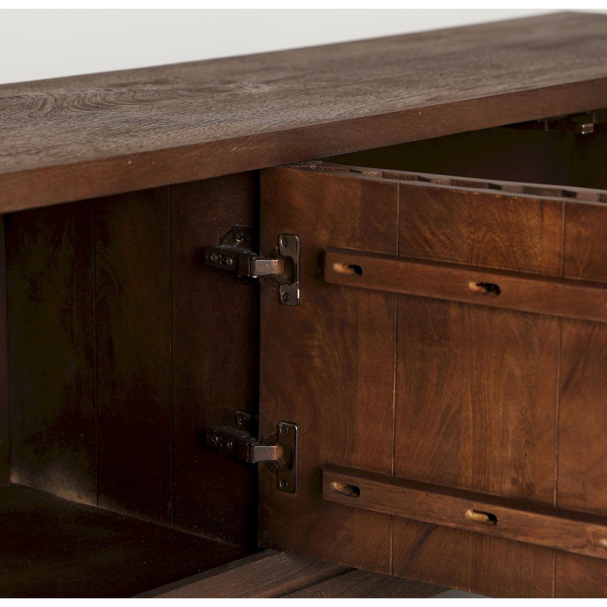 Meuble tv bois de manguier collection VACIO marron, RECOLLECTION