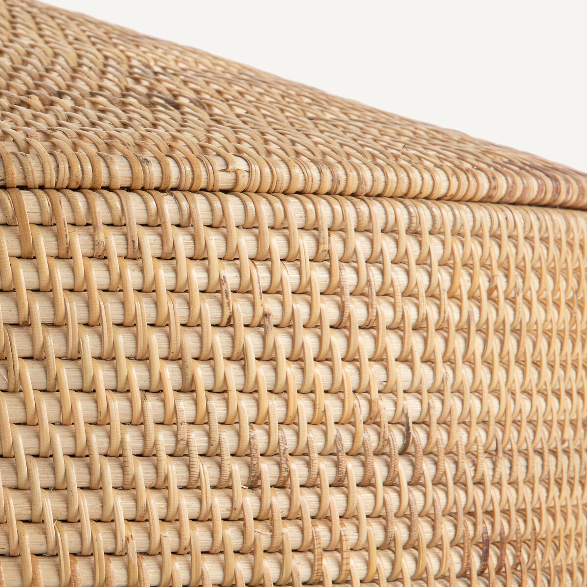 Panier en rotin et bambou tressé, Mirella naturel, AM.PM