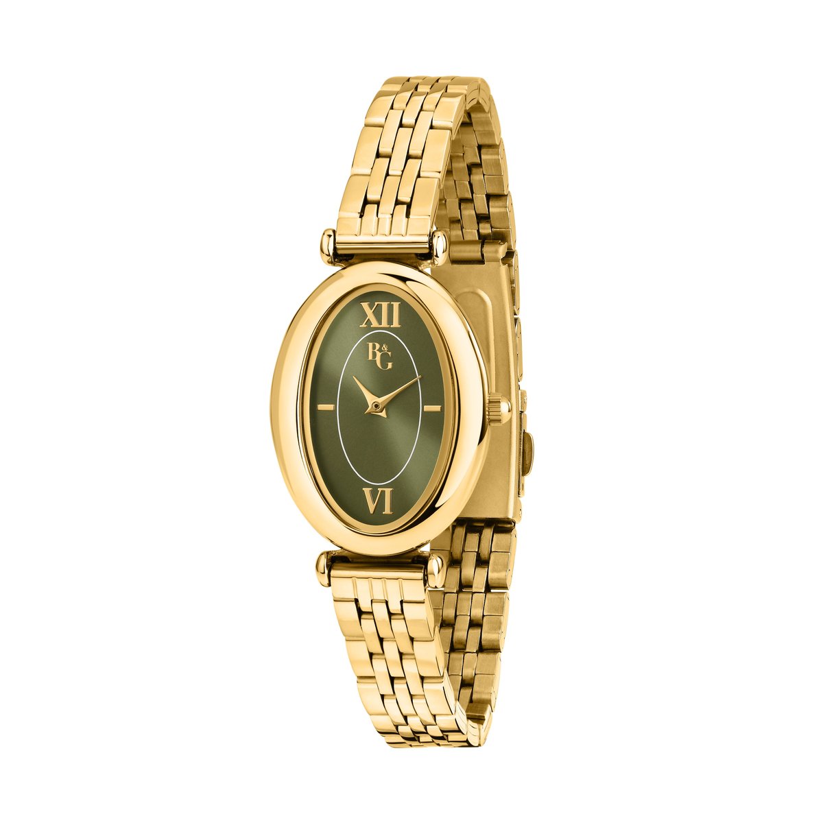 Montre OVAL vert, B&G