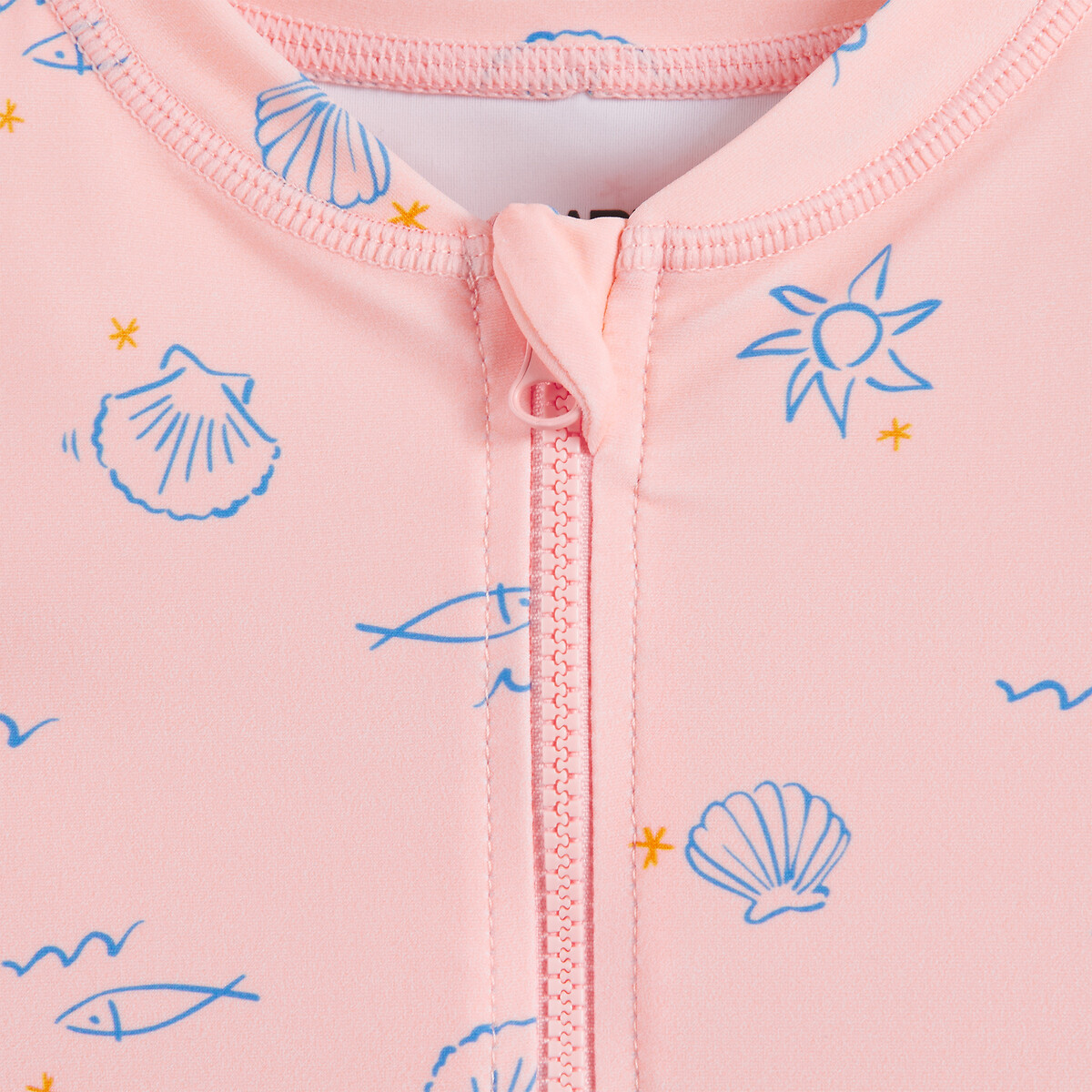 Maillot de bain 1 pièce, imprimé coquillages rose, LA REDOUTE COLLECTIONS