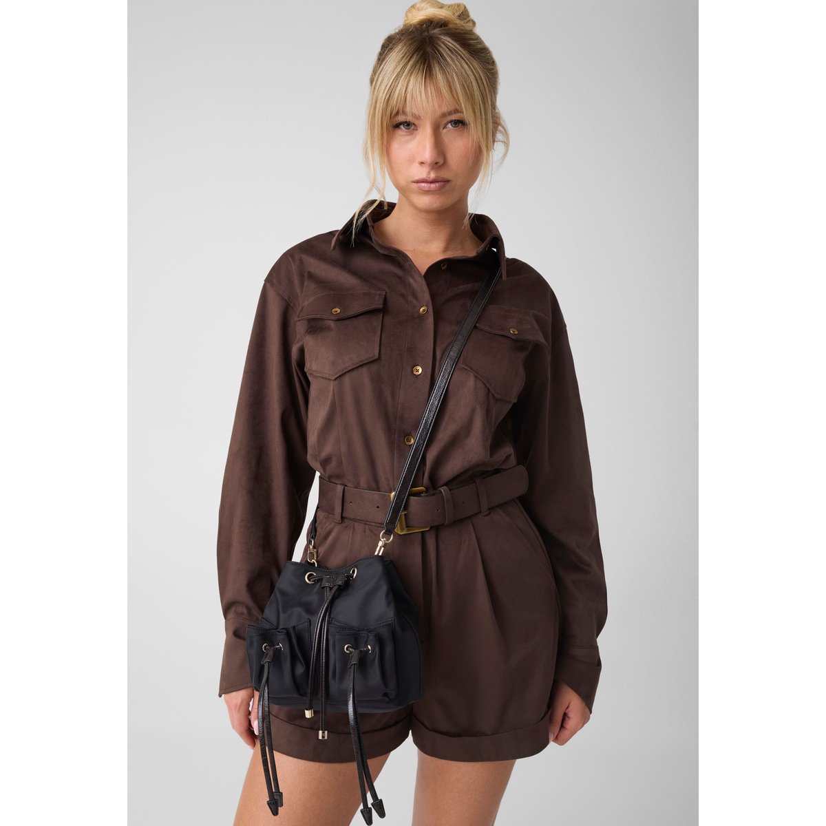 Sac Seau Theodora noir, GUESS