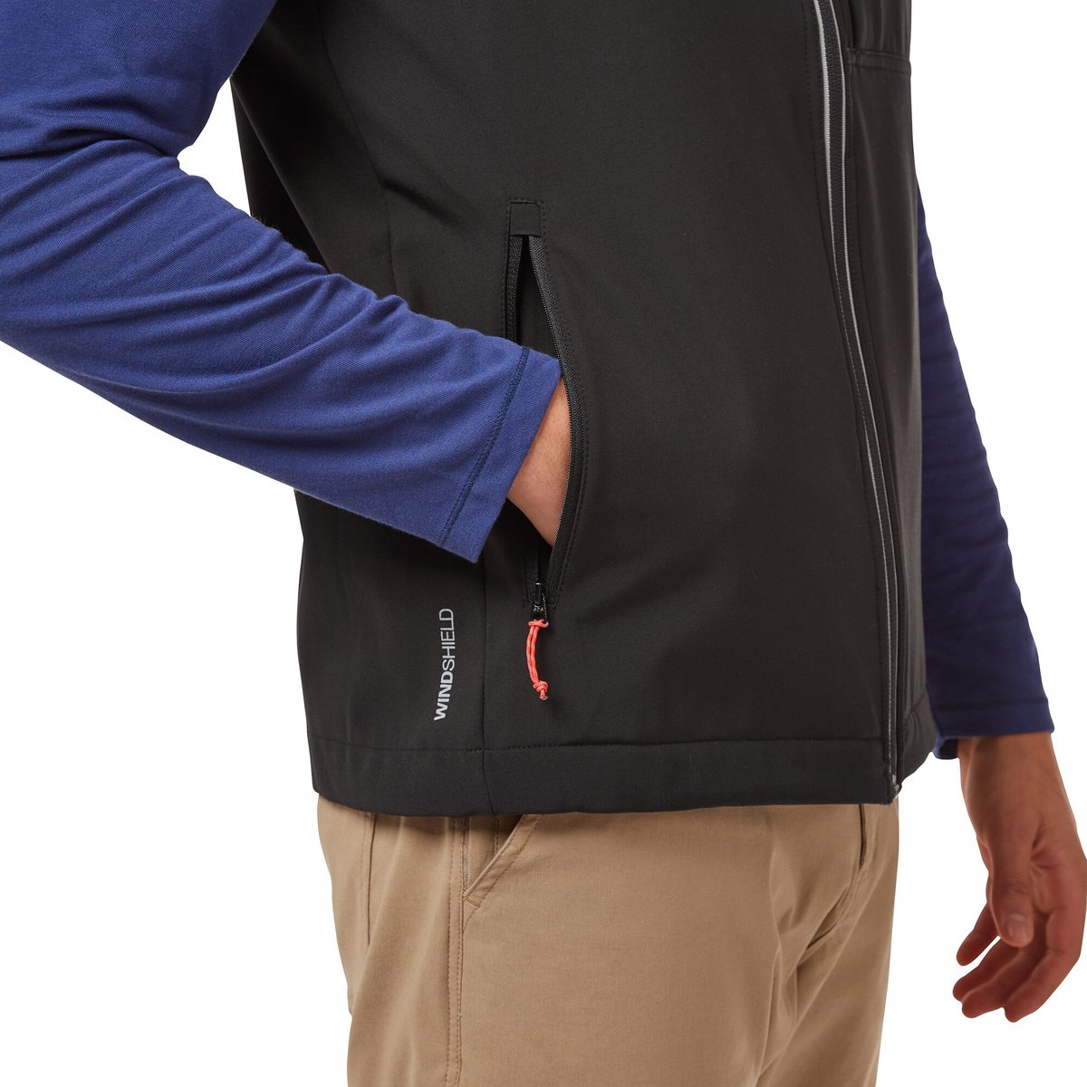 Veste softshell sans manches ALTIS noir, CRAGHOPPERS