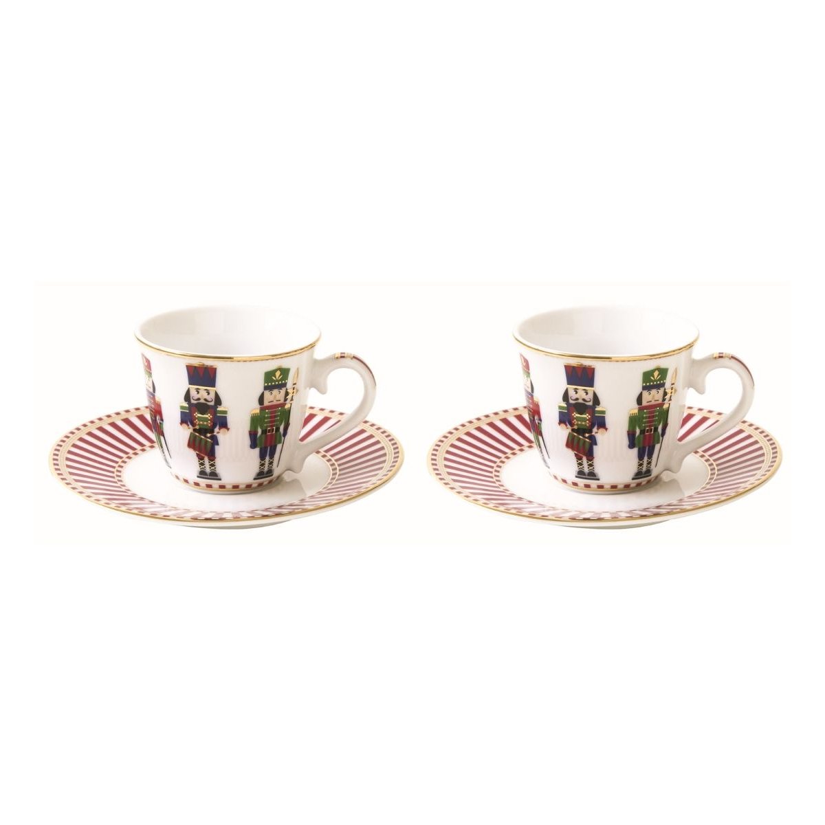 Lot de 2 tasses en coffret multicolore, EASY LIFE