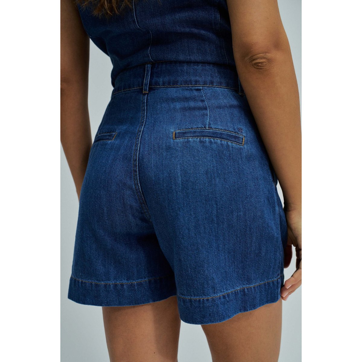 SHORT EN DENIM BAGGY bleu, SALSA JEANS