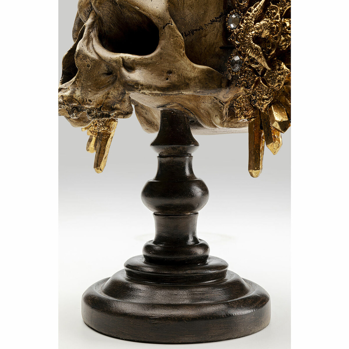 Objet décoratif King Skull 42cm doré, KARE DESIGN