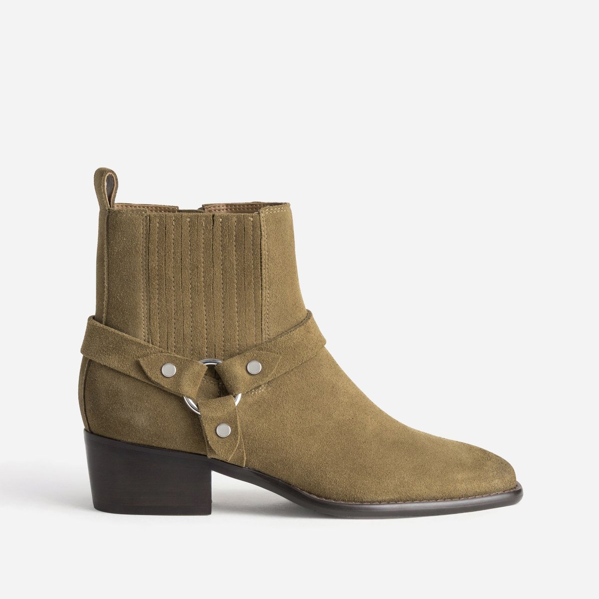 Boots en cuir LAORA taupe, ERAM