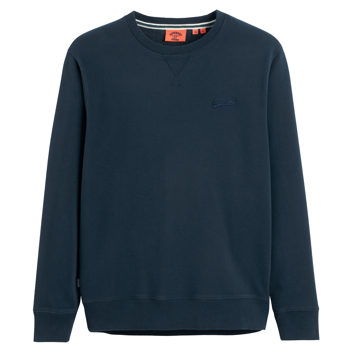 Sweat ras du cou à logo Essential bleu marine, SUPERDRY
