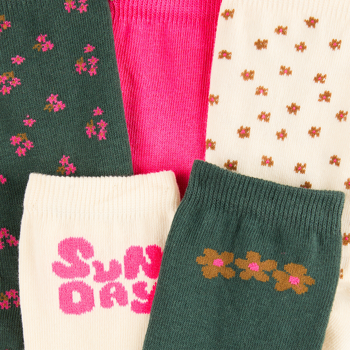 Lot de 5 chaussettes assortis, LA REDOUTE COLLECTIONS