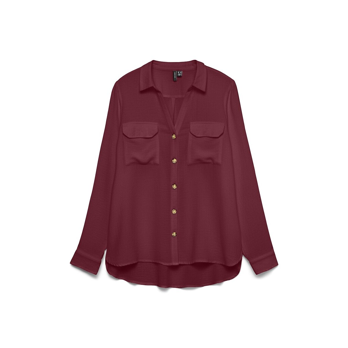 Chemisier fluide bordeaux, VERO MODA