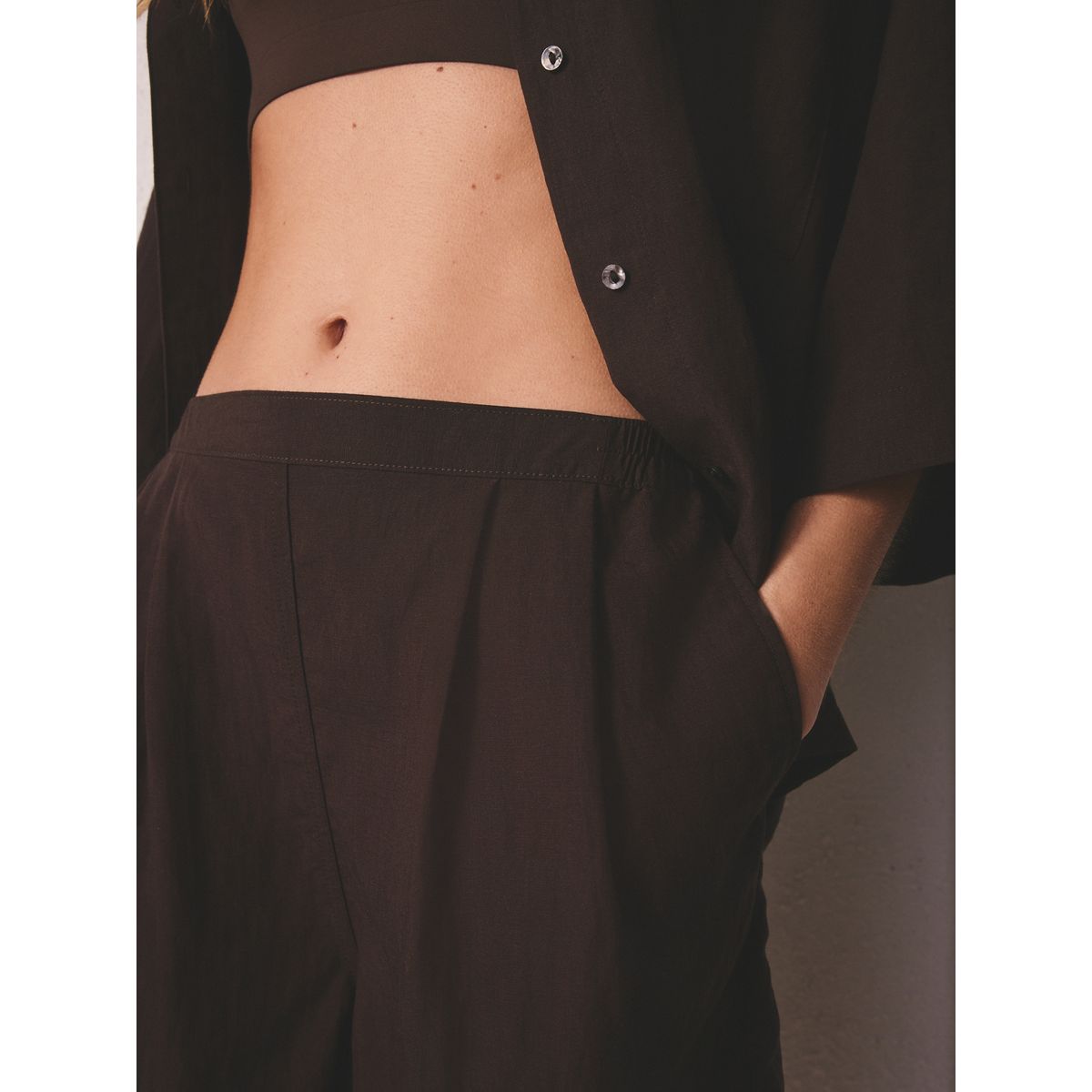 Short marron chocolat, NEXT