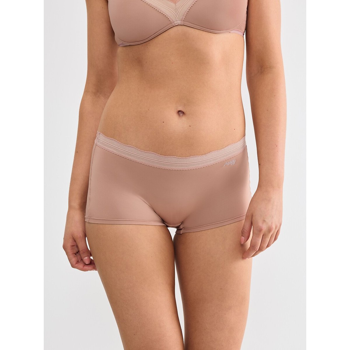 Lot de 2 boxers GO BLUSH marron beige, SLOGGI