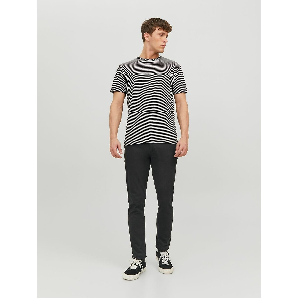 Lot de 2 chinos Marco noir + vert olive, JACK & JONES