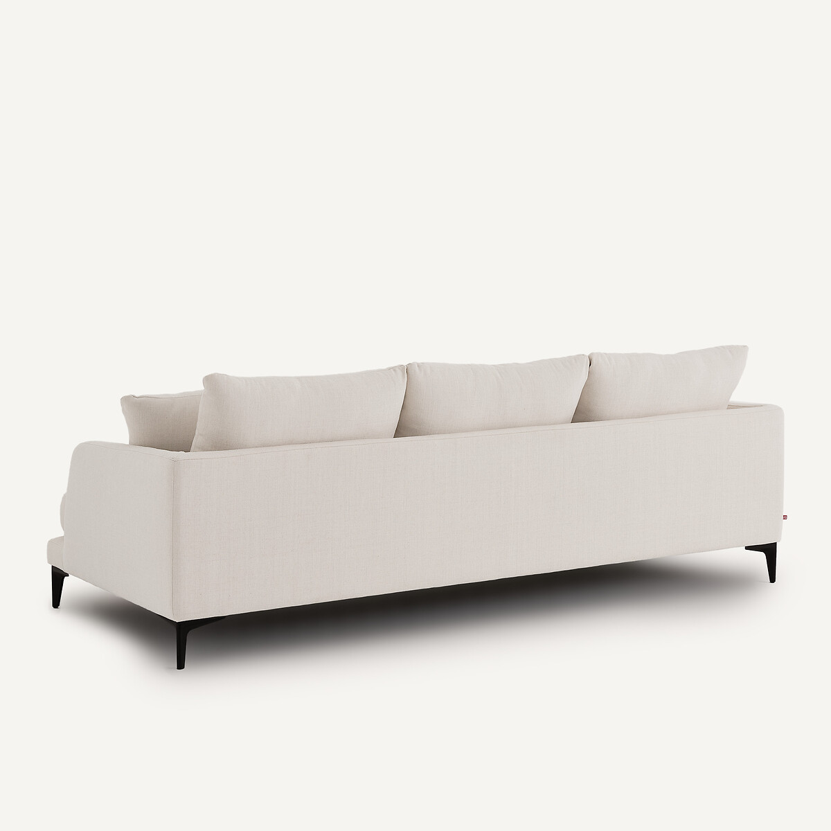 Canapé 3 ou 4 places en toile polyester, MODERNISTE craie, EMMANUEL GALLINA X AM.PM