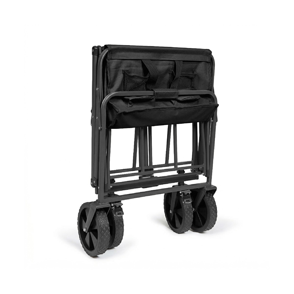 Chariot de transport pliable noir, LIVOO