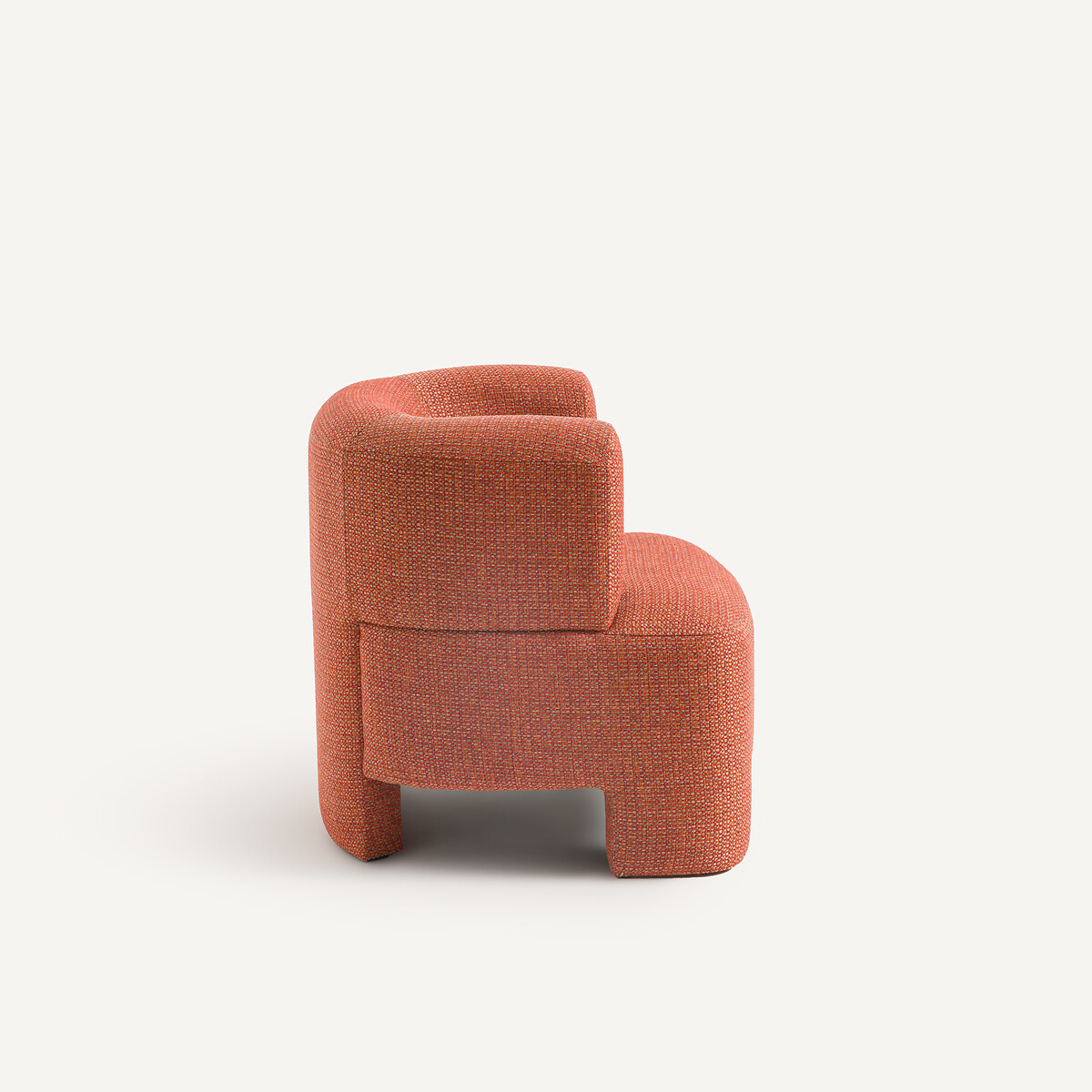 Fauteuil petit modèle polypropylène texturé Darrel tomette, AM.PM