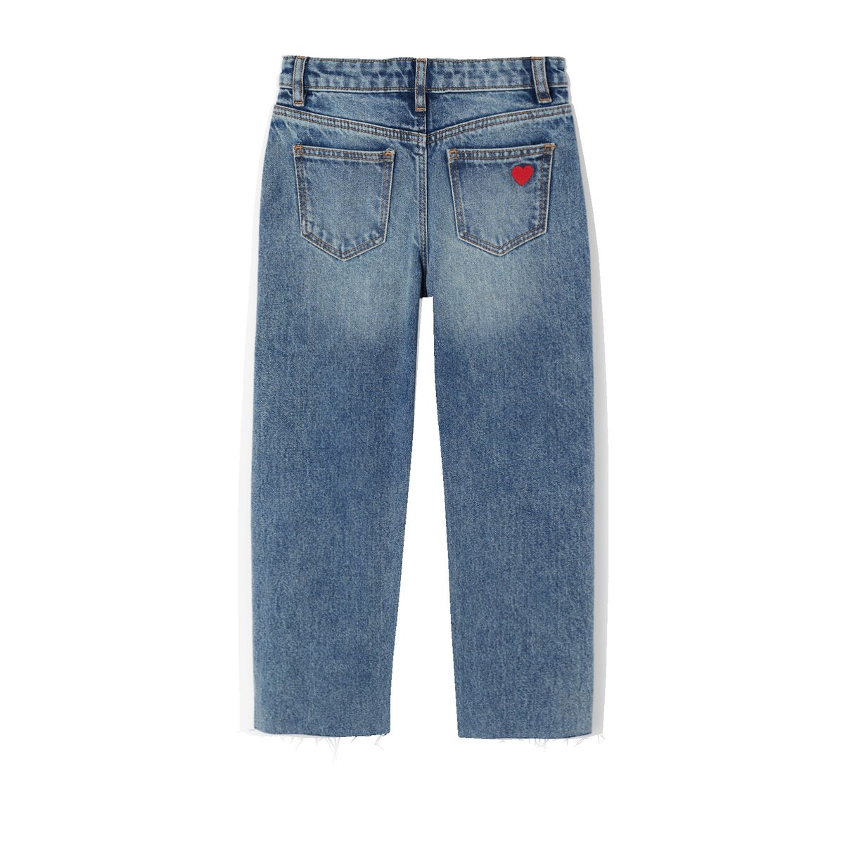 Jean droit bleu moyen, VERTBAUDET