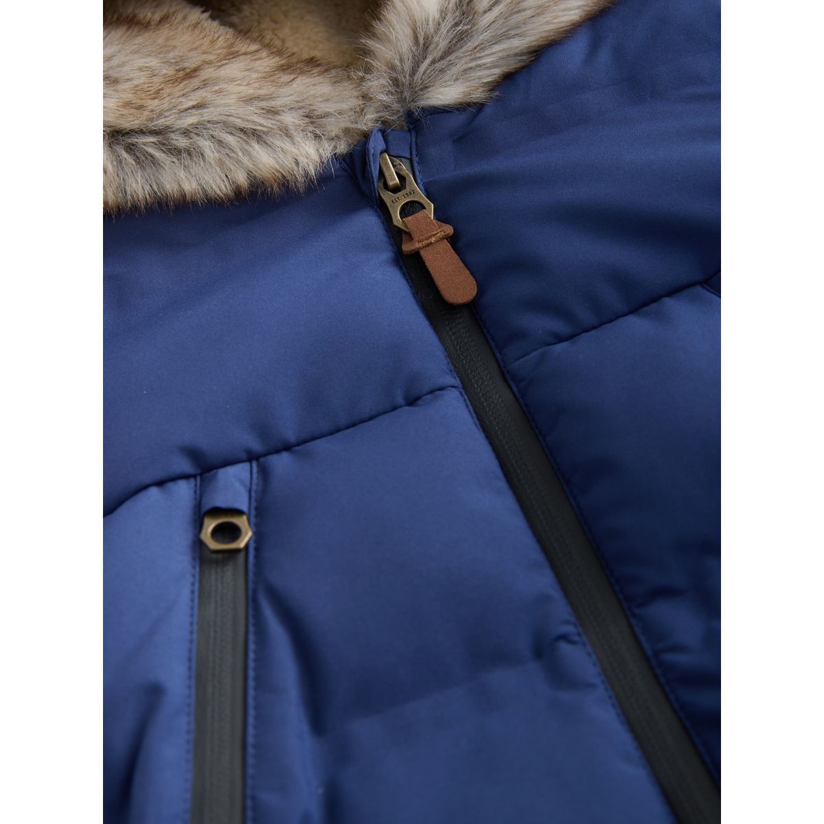 Combinaison de ski rembourrée imperméable bleu marine, NEXT