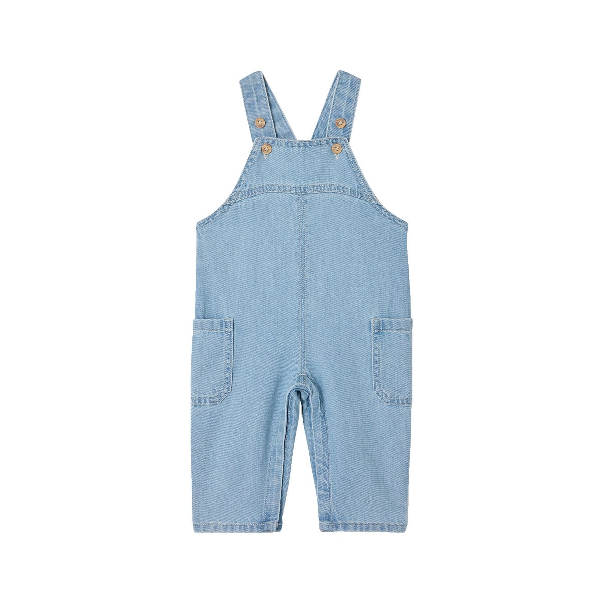 Ensemble salopette bébé vert sauge, VERTBAUDET