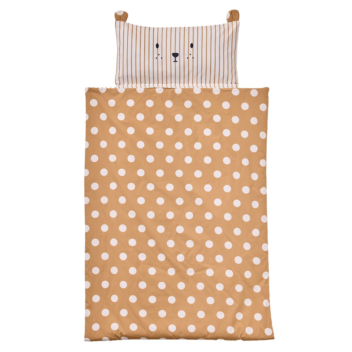 Couchage de sieste maternelle Minili caramel, VERTBAUDET