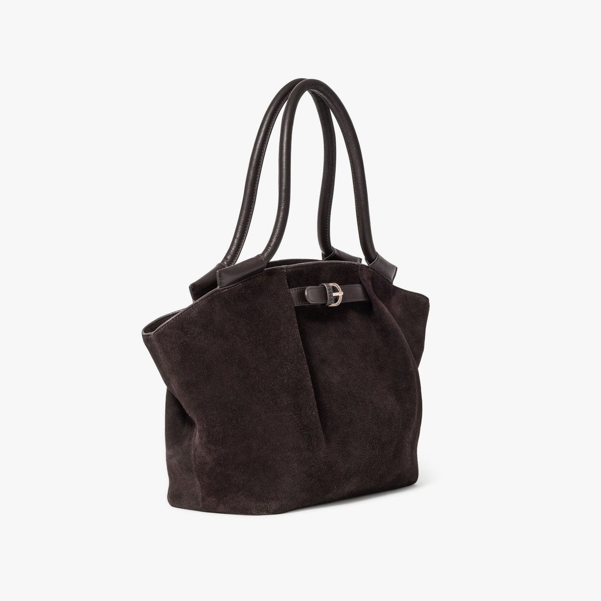 Sac Cabas en cuir AURORA marron fonce, BOCAGE