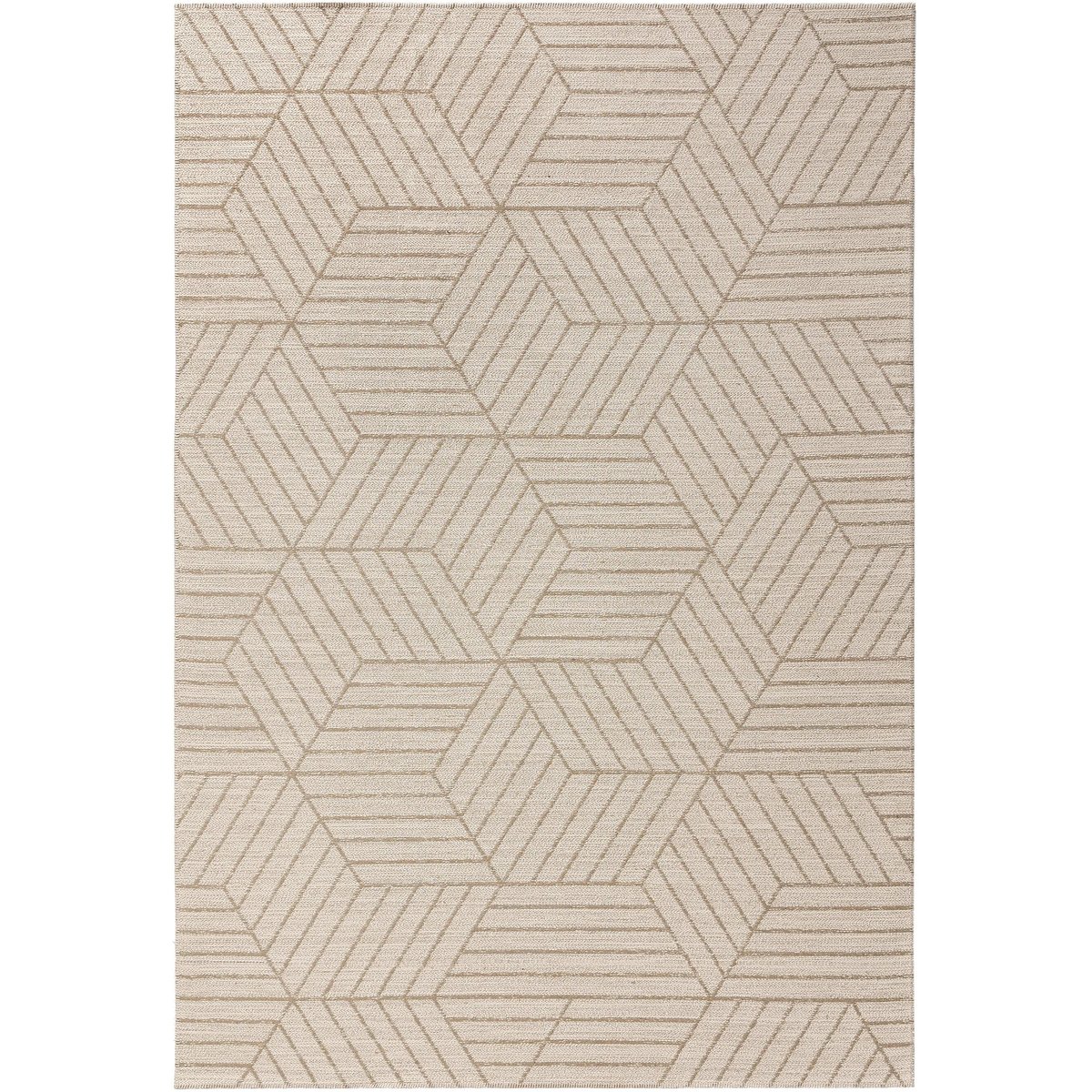 Tapis tissé à plat ELENA crème/beige, BENUTA 