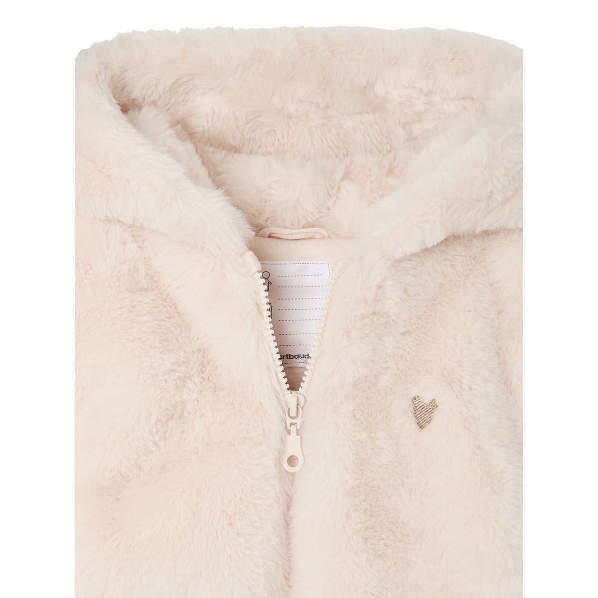 Manteau court écru, VERTBAUDET