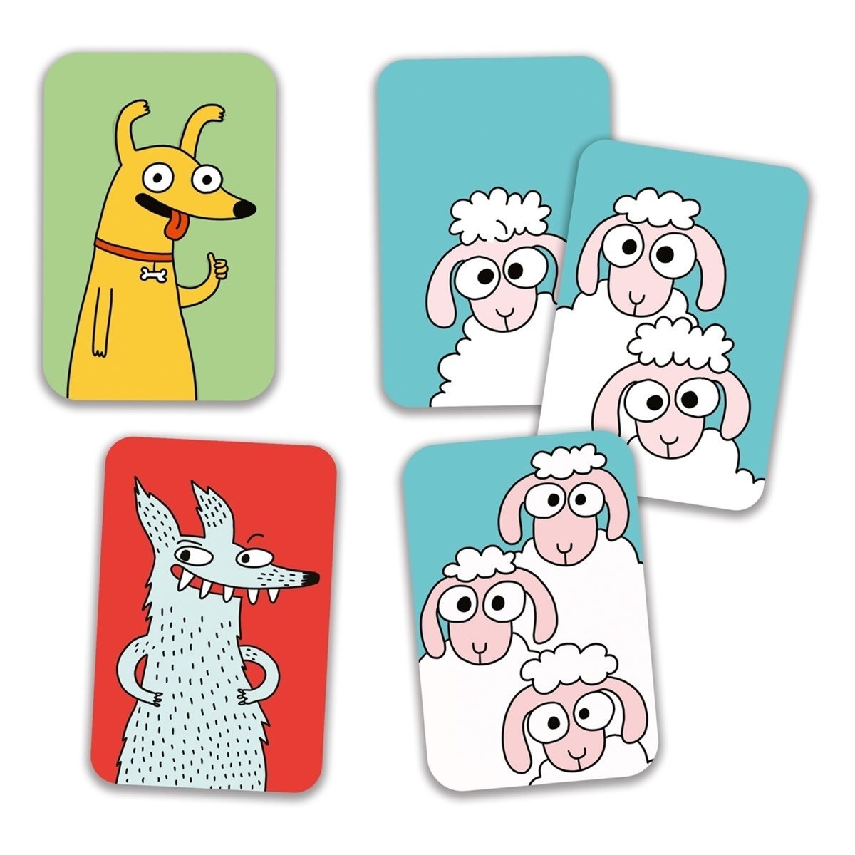Jeu de cartes - Swip'Sheep multicolore, DJECO