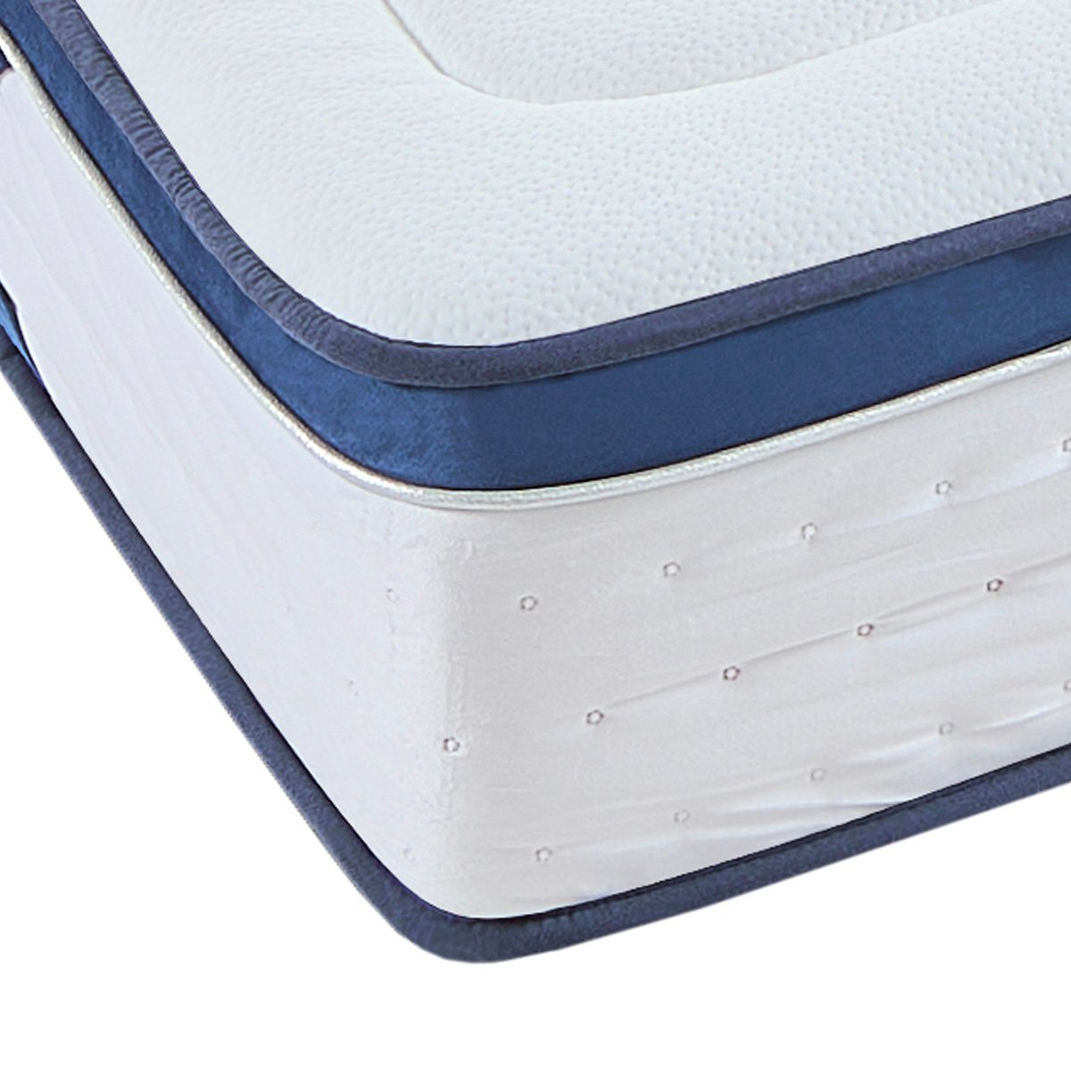 Matelas Mouse Suite Présidentielle 140x190 cm Accueil Mousse Supersoft blanc, BELLECOUR