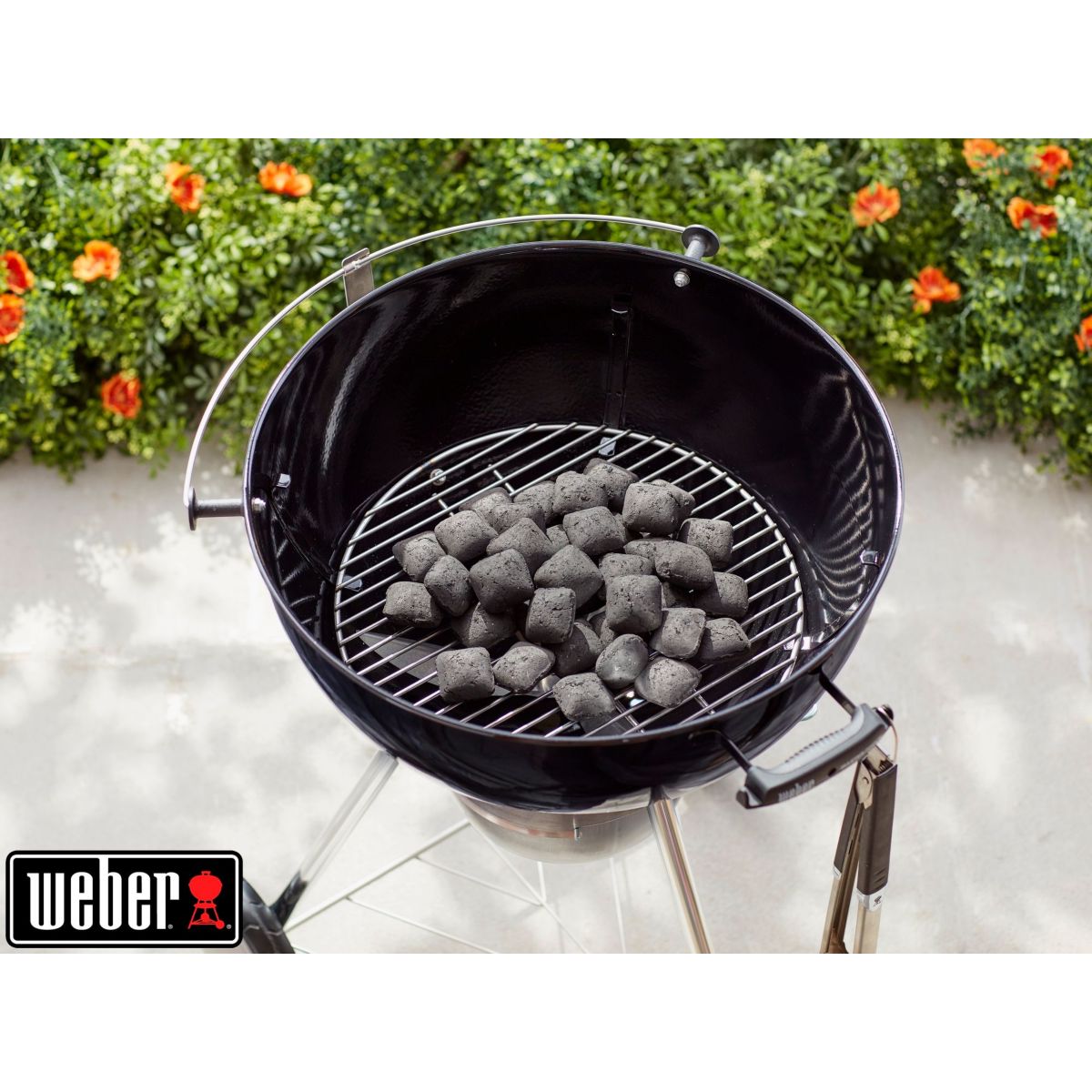 Grille foyère foyère pour barbecues à charbon 57 cm argent, WEBER
