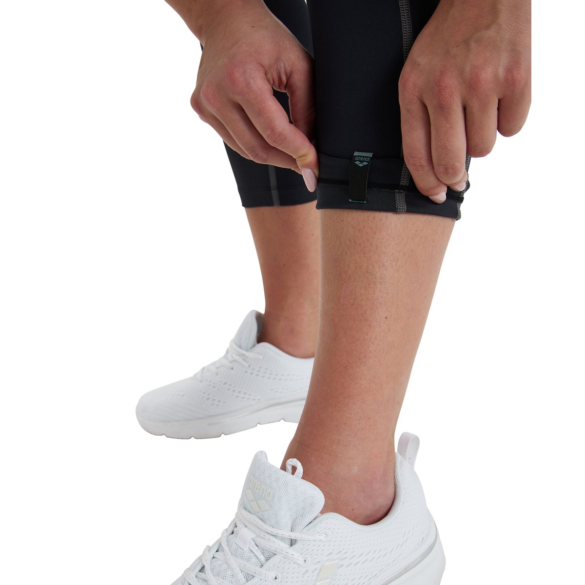 Collant de sport 3/4 Panel black-black, ARENA