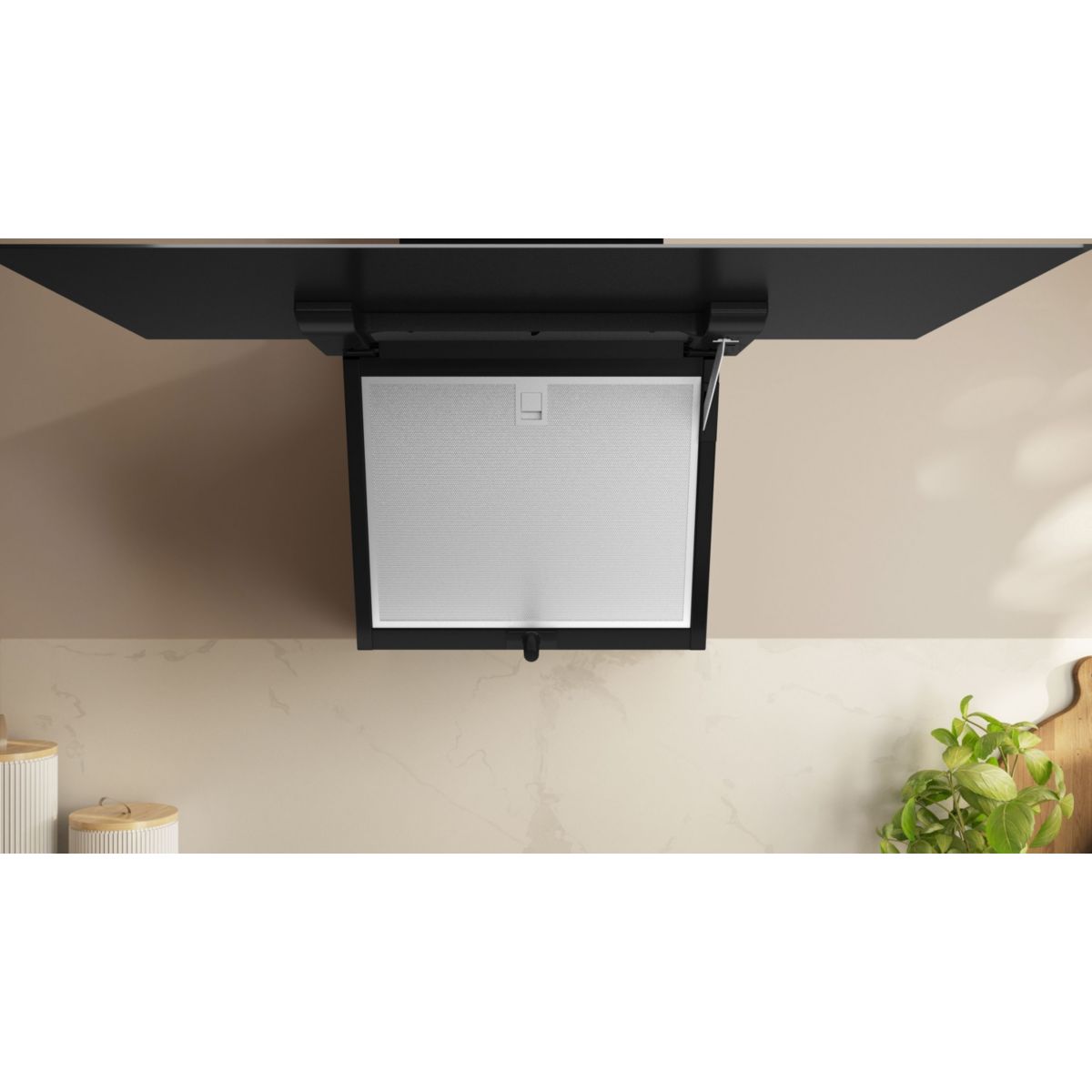 Hotte décorative murale inclinée D85IFN1S0 noir, NEFF