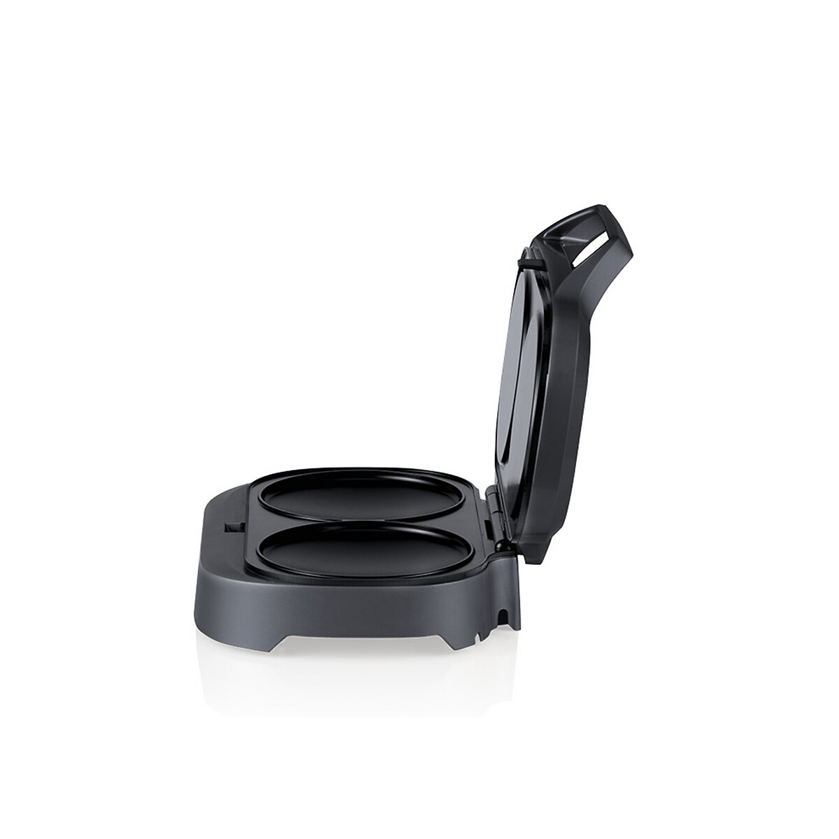Máquina de panquecas e snacks, 2 concavidades, 4902FL, da Flama preto , FLAMA