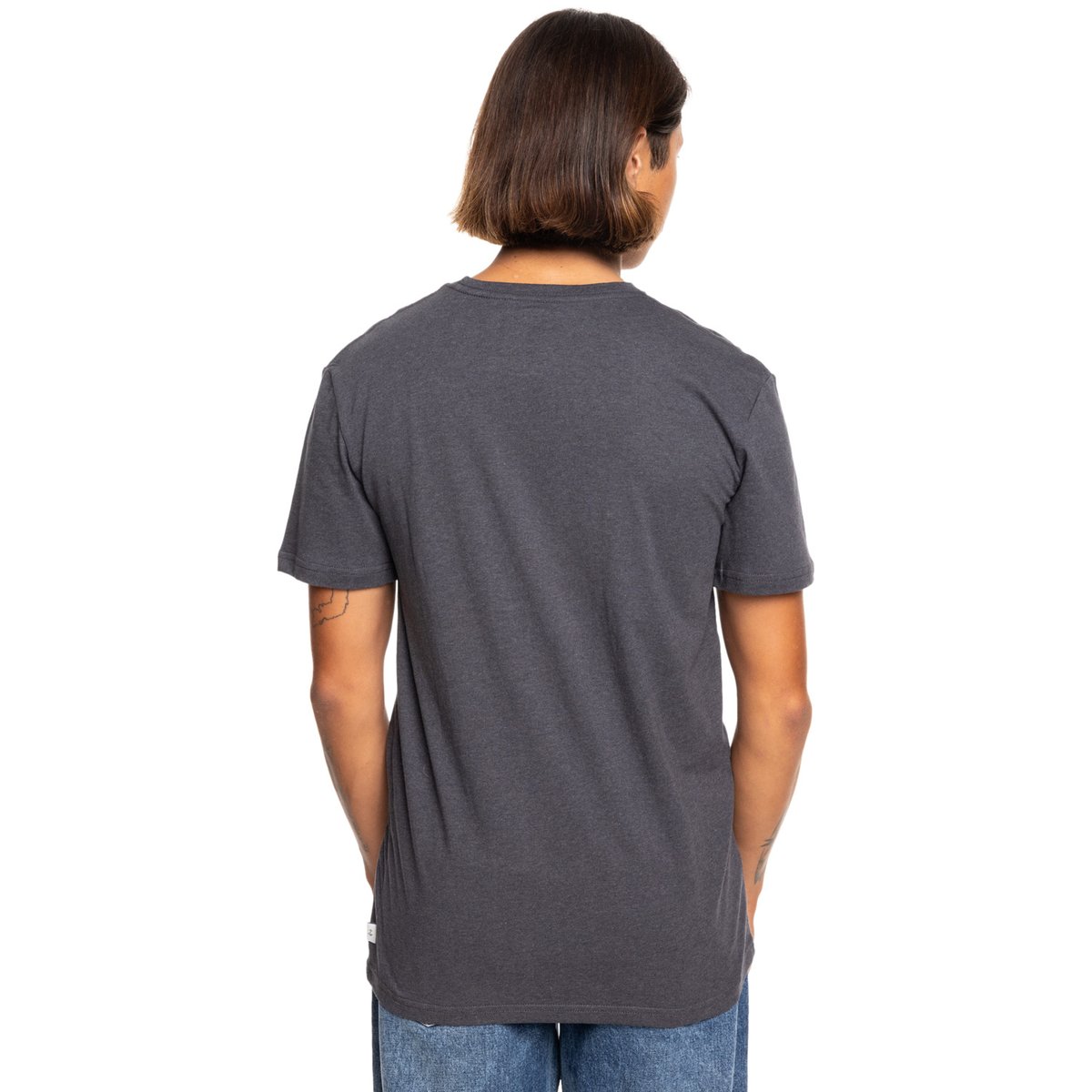 T-shirt WHAT WE DO BEST noir charcoal heather, QUIKSILVER