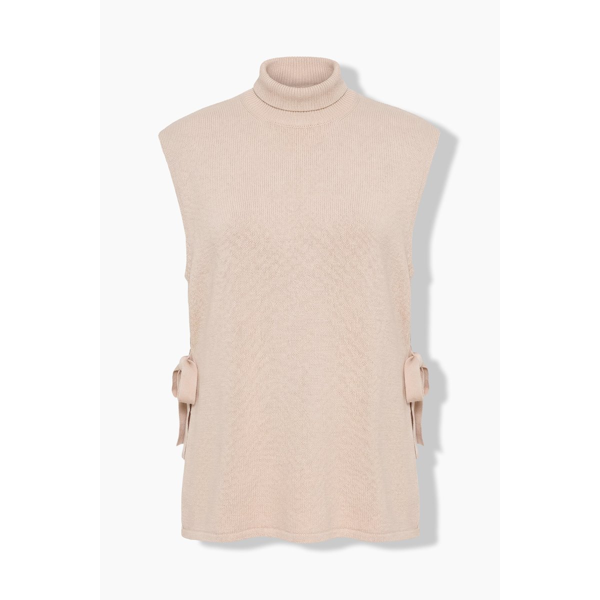 Pull sans manches beige mélangé, ULLA POPKEN