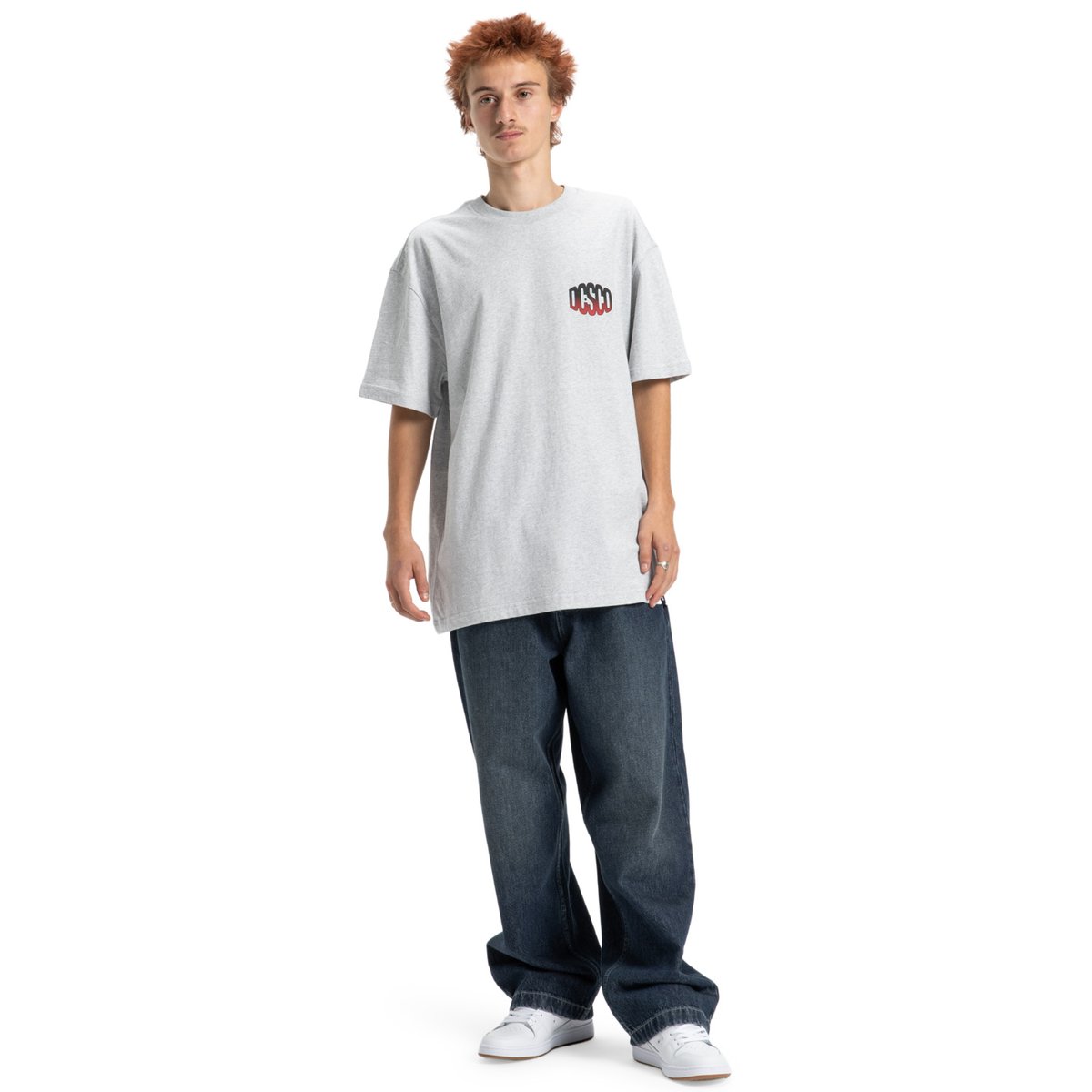 T-shirt à manches courtes SQUASH IT. gris light heather grey, DC SHOES
