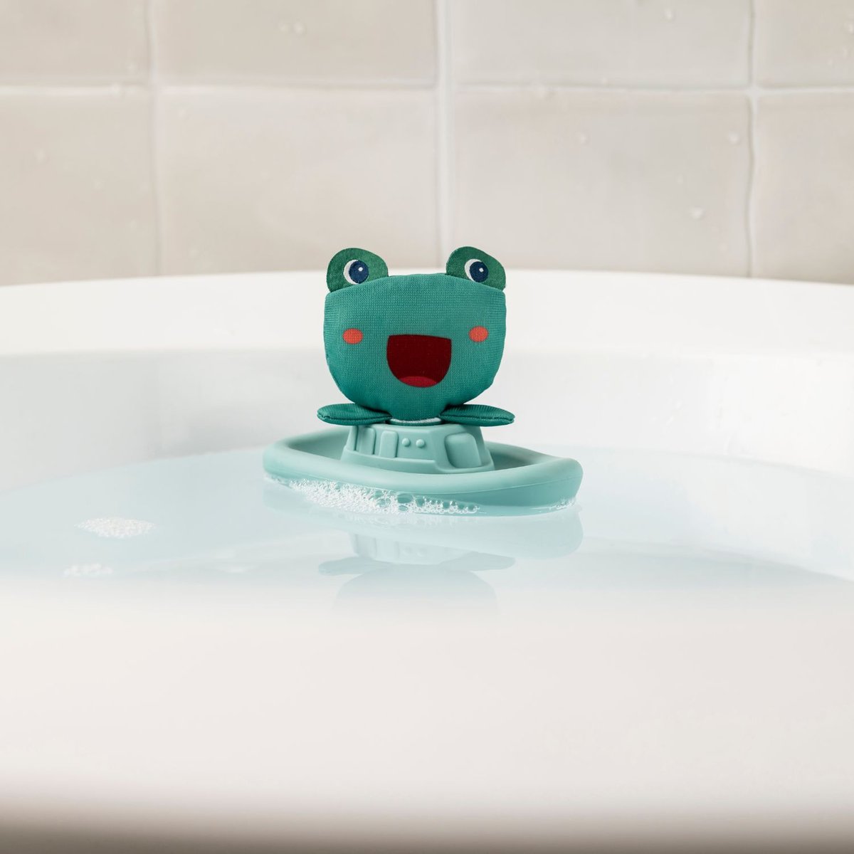 Jouet de bain Bâteau vert d'eau, bleu, LILLIPUTIENS