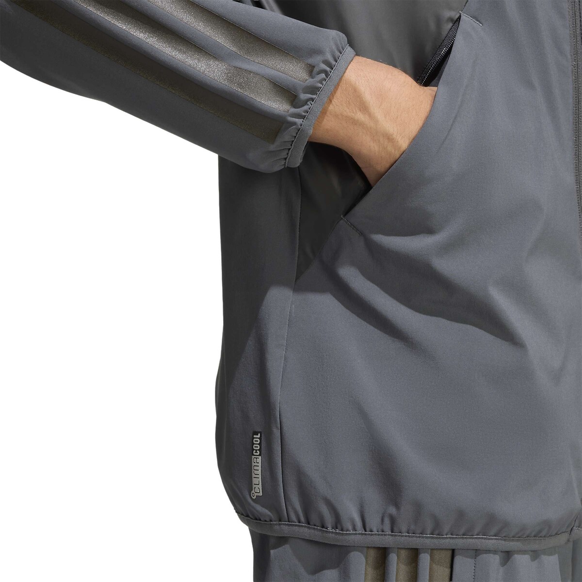 Chaqueta de chándal HOUSE OF TIRO gris oscuro, ADIDAS SPORTSWEAR