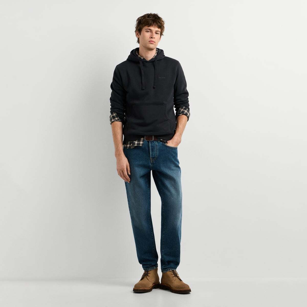 Sweat À Capuche Coupe Regular noir, PEPE JEANS