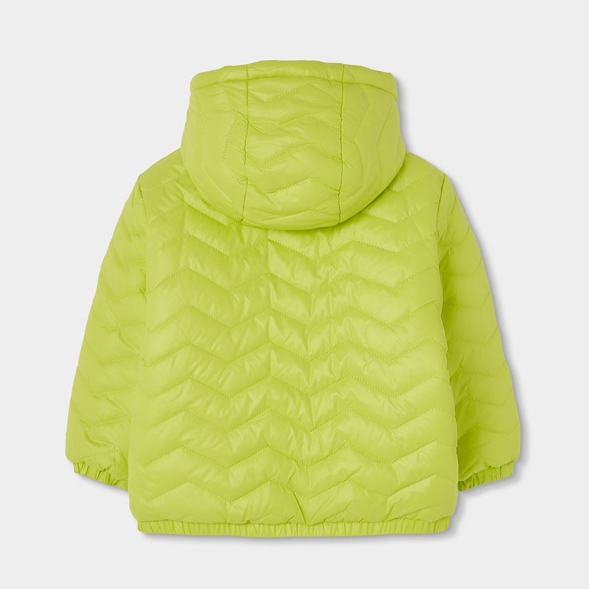 Parka garçon tissu technique réversible vert, BOBOLI