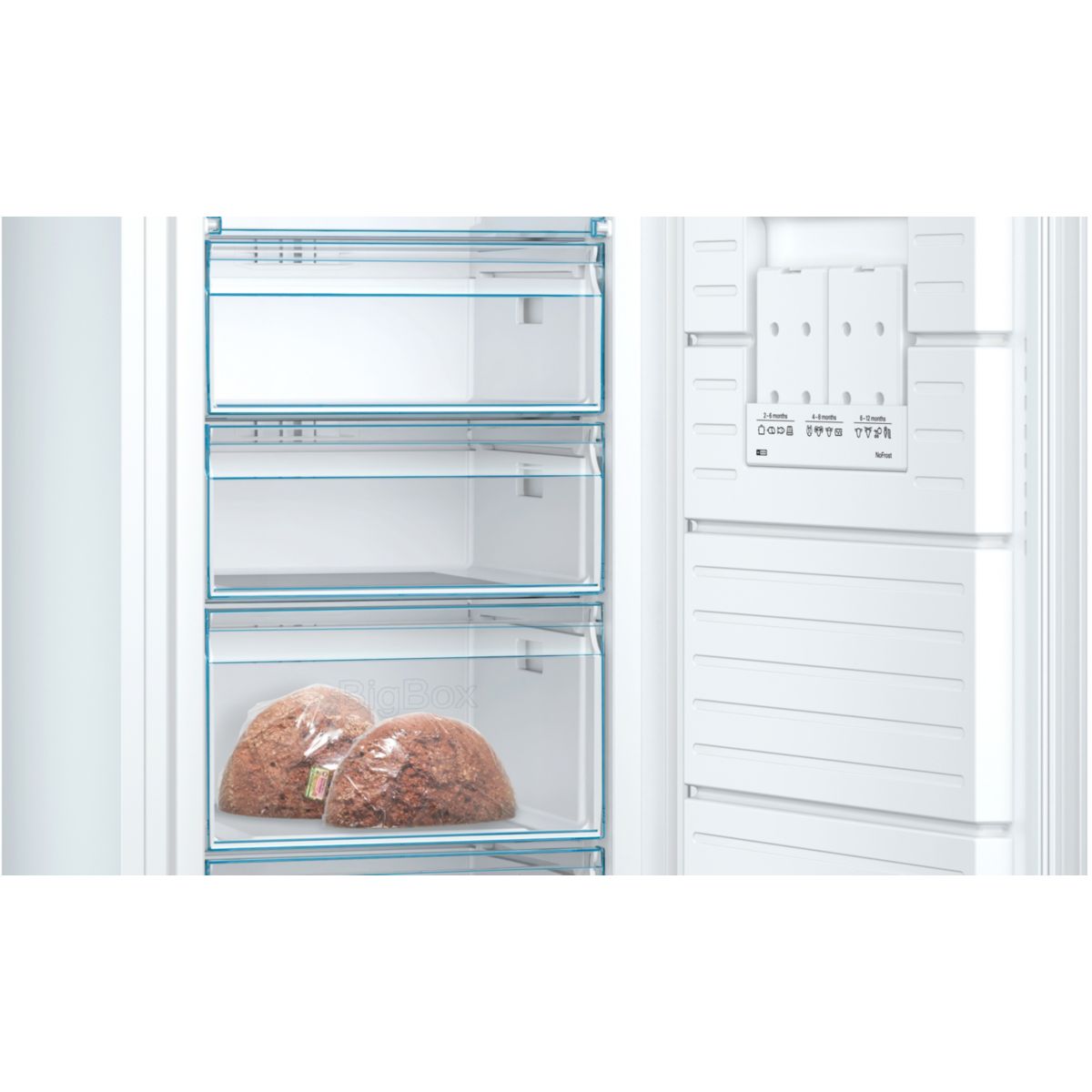 Congélateur Armoire Gsn58vwev blanc, BOSCH