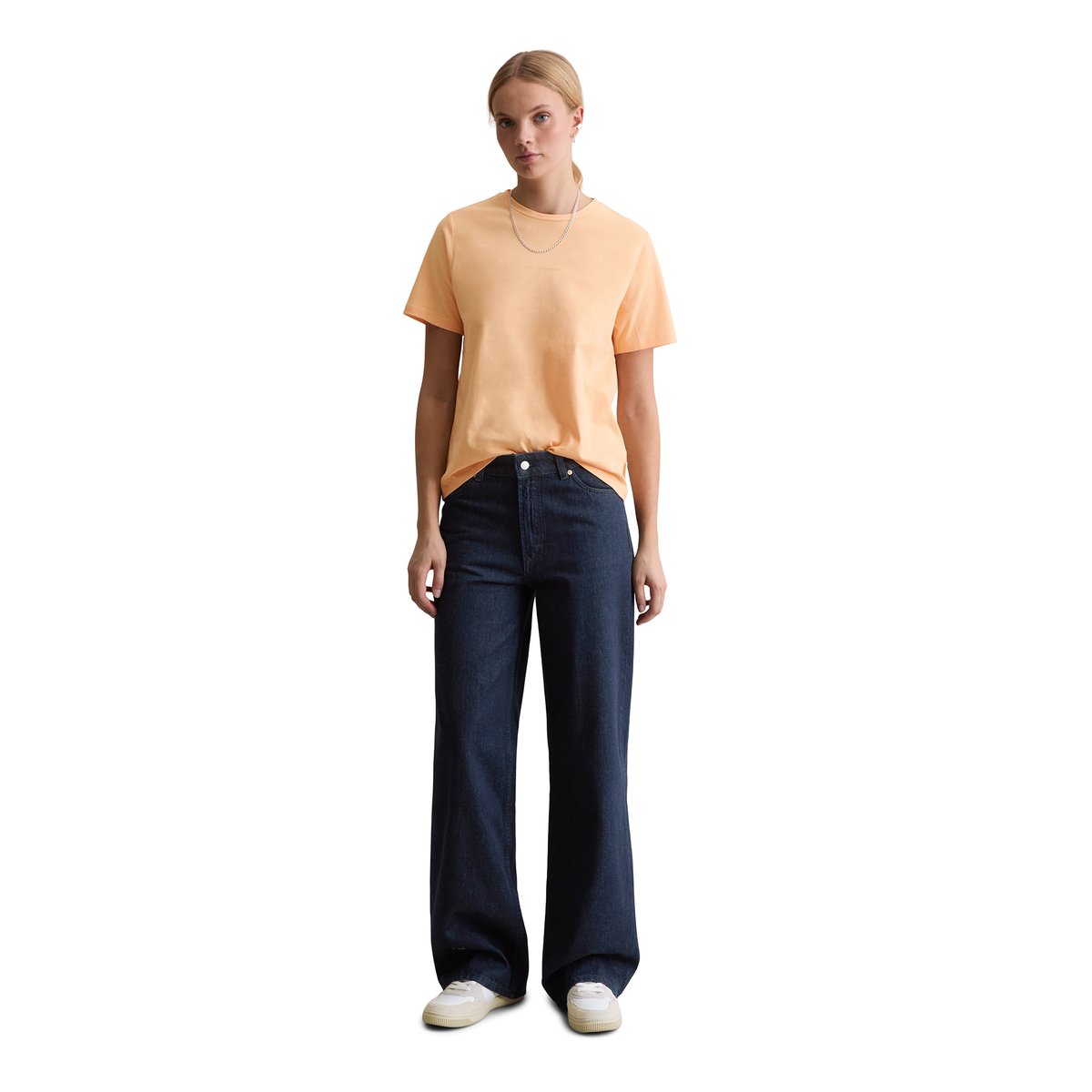 T-shirt DfC regular en coton organique orange, MARC O’POLO DENIM