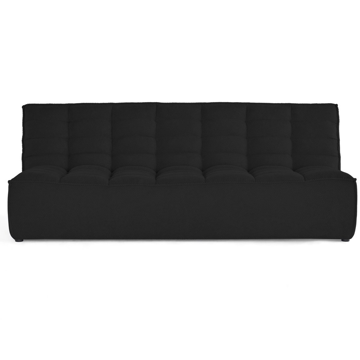 Canapé 3 places - ELLIE noir, BEST MOBILIER