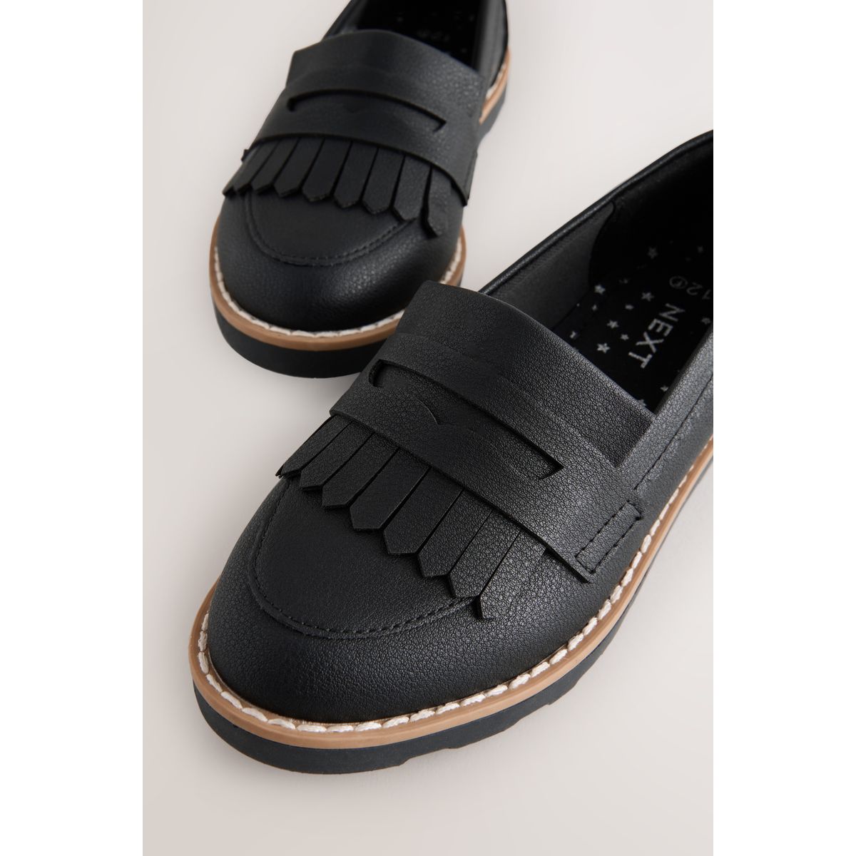 Mocassins pour l’école noir, NEXT