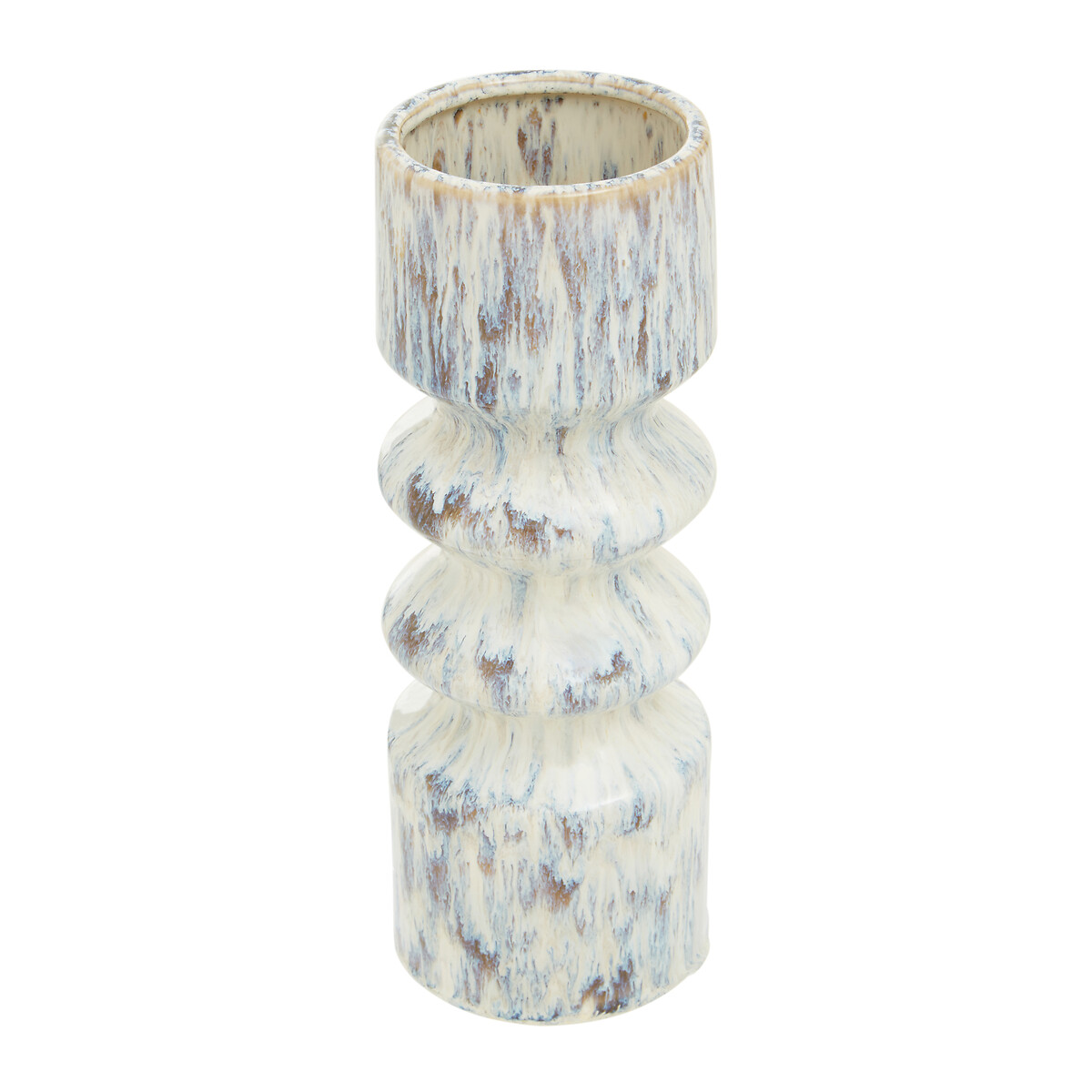 30cm Beige Speckled Contemporary Stone Vase beige, ÉDITÉ