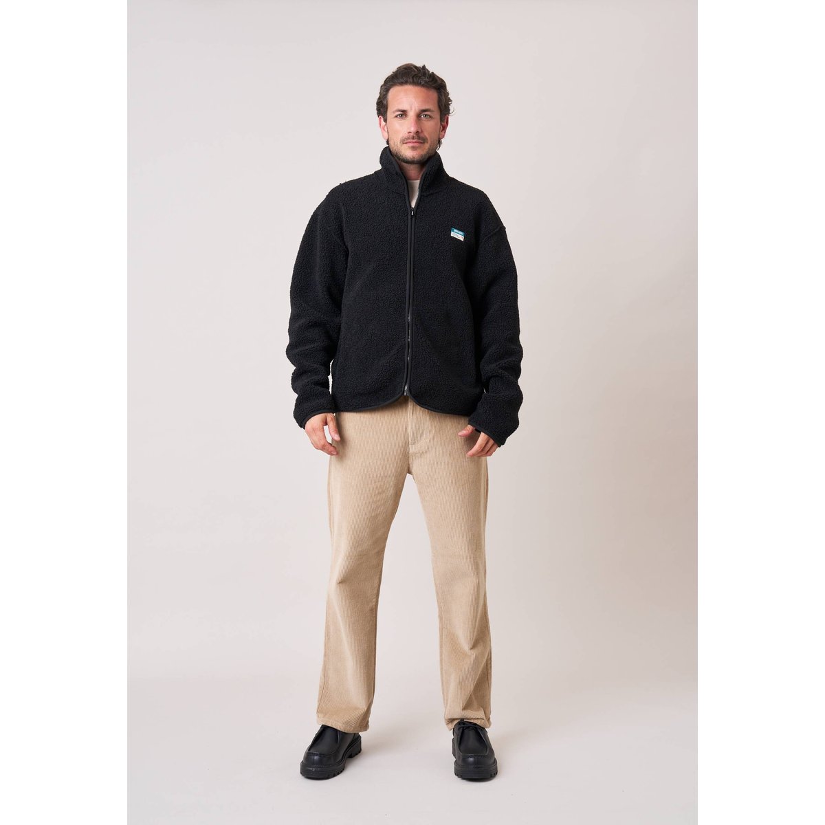 Veste regular sherpa homme ODINSON black, DEELUXE