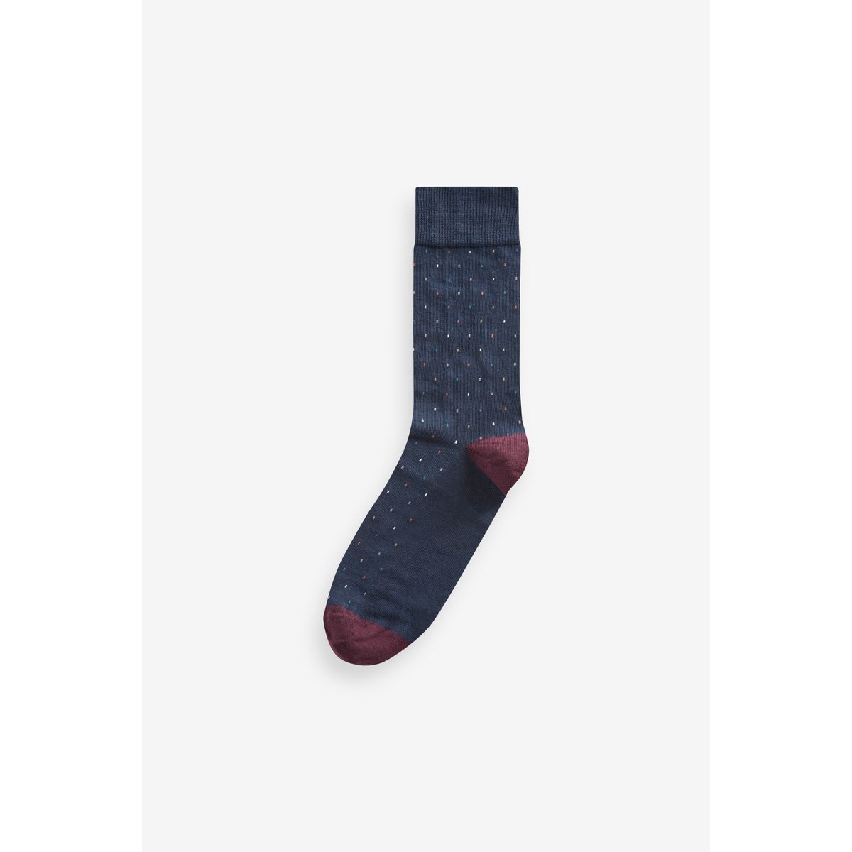 Chaussettes à motifs, lot de 5 naturel/bleu marine, NEXT