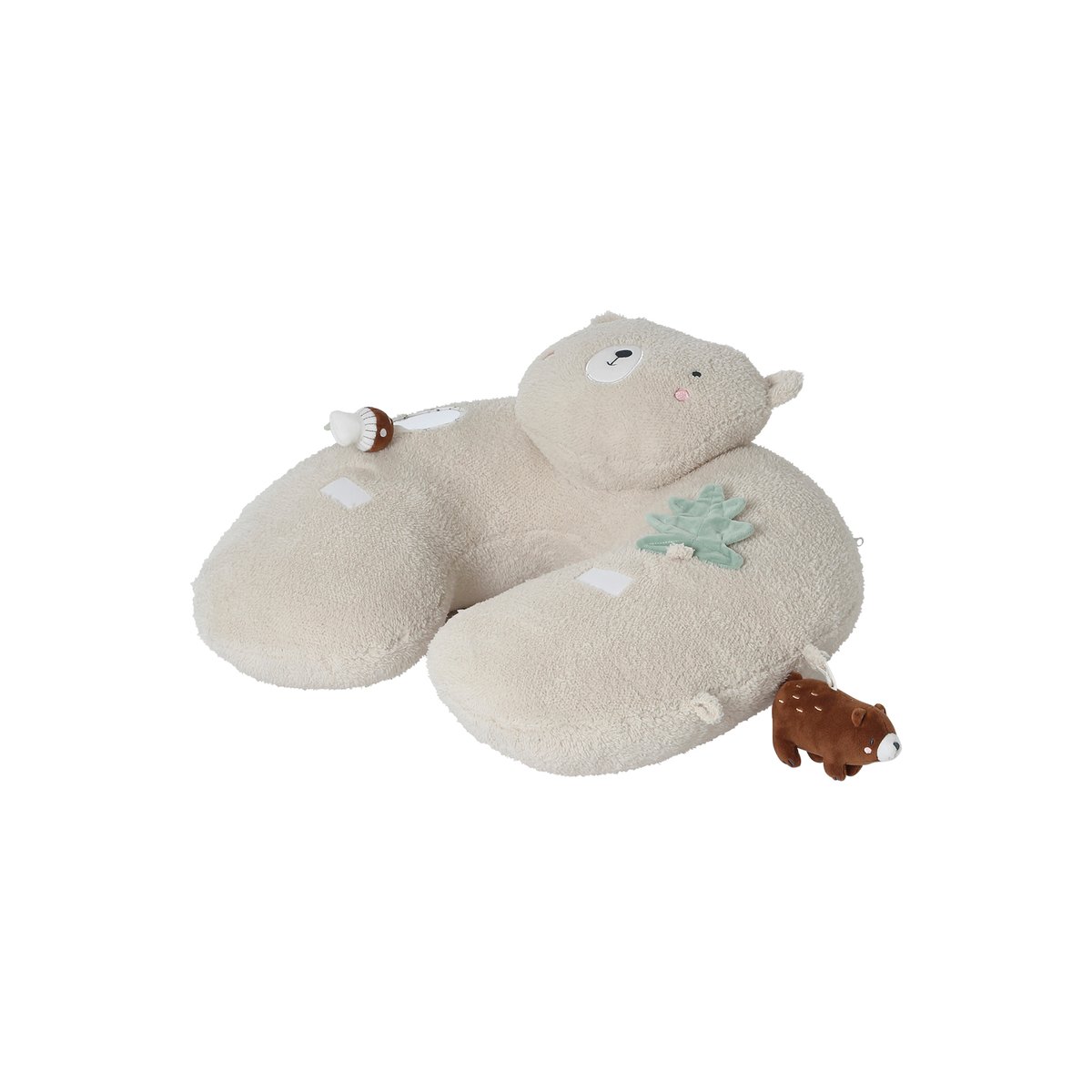 Coussin des découvertes marron, VERTBAUDET