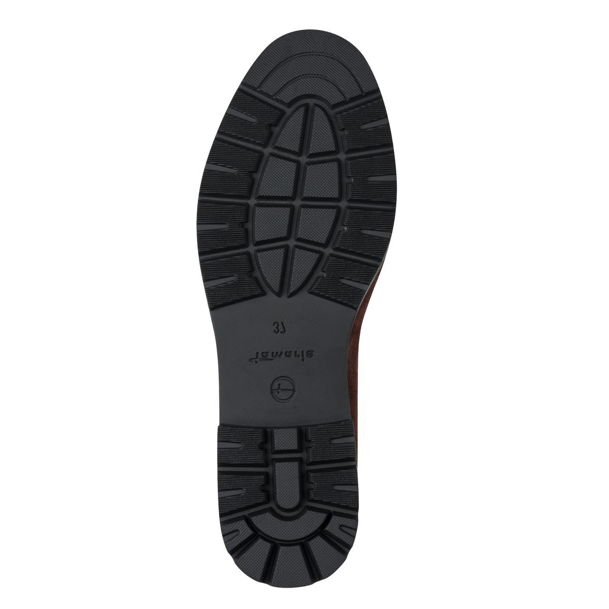Mocassins cuir bride dessus marron mocca, TAMARIS